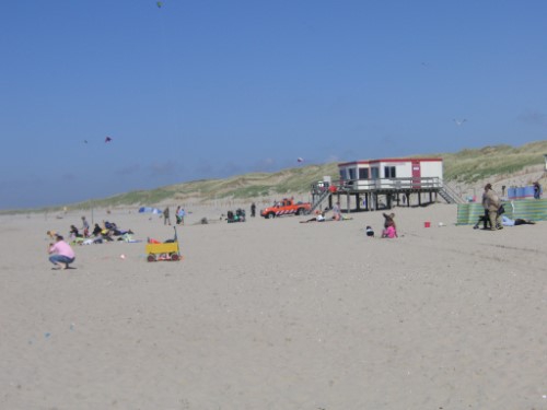 Strand bei Strand und Dünen