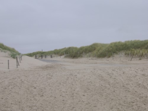 Strand bei Strand und Dünen